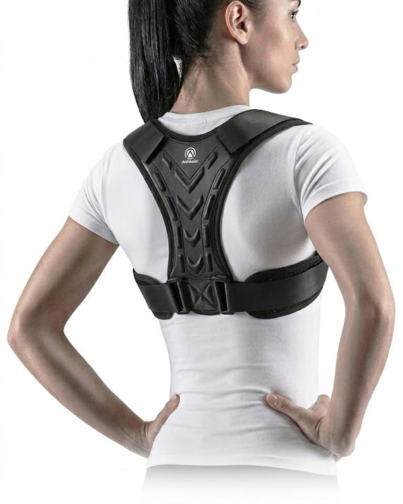 One Size Fits All Back Posture Support, Spine, Back Brace for Men and Women, Posture Corrector, Neck, Fully Adjustable & Breathable, Shoulder, Clavicle and Back Pain Relief