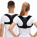 One Size Fits All Back Posture Support, Spine, Back Brace for Men and Women, Posture Corrector, Neck, Fully Adjustable & Breathable, Shoulder, Clavicle and Back Pain Relief